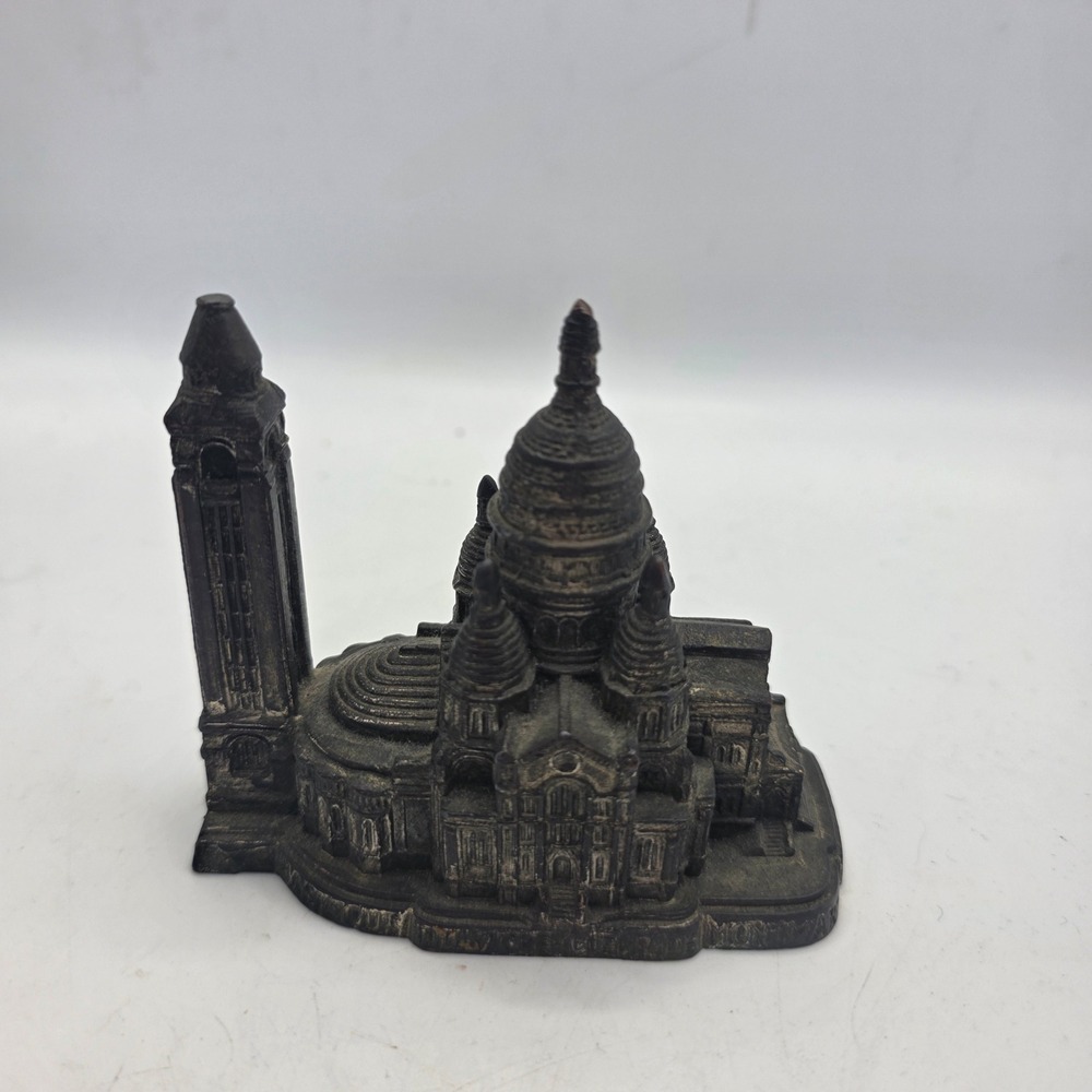 Sacré Coeur Basilica Montmartre Paris France Metal Miniature Souvenir Figurine